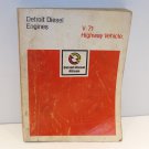 Detroit Diesel Engines V-71 Highway Vehicle Parts Catalog 2 Allison