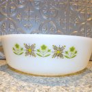 Anchor Hocking Fire King Meadow Green 1 1/2 qt Round Casserole 437 Anchor Hocking Fire King Meadow Green 1 1/2 qt Round Casserole 437