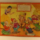 Snow White and Seven Dwarfs Vintage Puzzle 8 1/2" x 10 7/8"