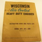 WISCONSIN AIR COOLED HEAVY DUTY ENGINES INSTRUCTION & PARTS MODEL AFH AGH AHH WISCONSIN AIR COOLED HEAVY DUTY ENGINES INSTRUCTION & PARTS MODEL AFH AGH AHH