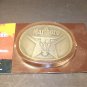 MARLBORO LONGHORN BUCKLE SOLID BRASS BELT BUCKLE NEW IN PACKAGE 1980's