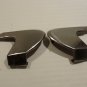 1963 Dodge 440 Upper Door Side Trim Corners OEM 2 pc