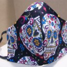 SUGAR SKULLS FACE MASK WOMEN'S CHILDREN'S DAY OF THE DEAD Día de los Muertos SUGAR SKULLS FACE MASK WOMEN'S CHILDREN'S DAY OF THE DEAD Día de los Muertos