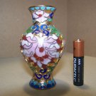 Vintage Cloisonne Vase 2 7/8" tall