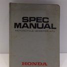 Honda Spec Manual 1988 1989 1990 1991 1992 Motorcycle Scooter ATV SO529 Honda Spec Manual 1988 1989 1990 1991 1992 Motorcycle Scooter ATV SO529