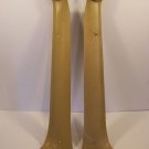 1977 NEW YORKER BROUGHAM 4D HT FRONT WINDOW A PILLAR COVERS TAN OEM 76 75 74 78