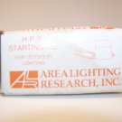 H.P.S. STARTING AID FOR OUTDOOR LIGHTING US-30 AREA LIGHTING RESEARCH INC H.P.S. STARTING AID FOR OUTDOOR LIGHTING US-30 AREA LIGHTING RESEARCH INC