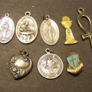 Assorted Vintage Charms Catholic, Cross, Heart, Cornucopia Assorted Vintage Charms Catholic, Cross, Heart, Cornucopia