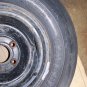 VINTAGE GENERAL PAVEMENT SKID TEST TIRE 7.5 14" W/ STEEL WHEEL SQUAD POLICE CAR