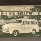 Crosley Presents Big New Models Sales Brochure Crosley Presents Big New Models Sales Brochure