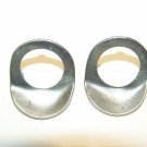 1965 DODGE MONACO POLARA WINDSHIELD WIPER POST BEZELS OEM PAIR PLYMOUTH