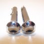 1967 PLYMOUTH DOOR LOCK KNOBS CHROME SATELLITE BELVEDERE DODGE CORONET CHARGER