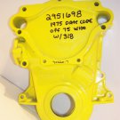 1975 DODGE TRUCK POWER WAGON 318 TIMING CHAIN COVER OEM #2951698 RAMCHARGER 76 + 1975 DODGE TRUCK POWER WAGON 318 TIMING CHAIN COVER OEM #2951698 RAMCHARGER 76 +