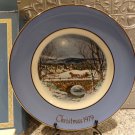 Dashing Through the Snow Christmas 1979 Avon Plate by Enoch Wedgwood w/ Box Dashing Through the Snow Christmas 1979 Avon Plate by Enoch Wedgwood w/ Box