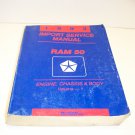 1993 DODGE RAM 50 ENGINE CHASSIS & BODY VOL 1 + ELECTRICAL VOL 2 SERVICE MANUALS
