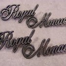 1975 76 77 DODGE ROYAL MONACO EMBLEMS #3811506 OEM 1975 76 77 DODGE ROYAL MONACO EMBLEMS #3811506 OEM