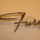 1963 PLYMOUTH FURY FENDER EMBLEM OEM #2417200 1963 PLYMOUTH FURY FENDER EMBLEM OEM #2417200