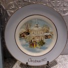 Carollers in the Snow Christmas 1977 Avon Plate by Enoch Wedgwood w/ Box Carollers in the Snow Christmas 1977 Avon Plate by Enoch Wedgwood w/ Box