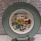 Country Christmas 1980 Avon Collector Plate by Enoch Wedgwood