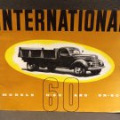 International Models D-60 and DR-60 Trucks Sales Brochure International Models D-60 and DR-60 Trucks Sales Brochure