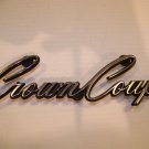 1968 CHRYSLER IMPERIAL CROWN COUPE EMBLEM OEM #2483445 STUD STYLE