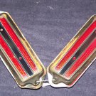 1971 CADILLAC COUPE DEVILLE RED MARKER LIGHT LENS HOUSINGS PAIR 1972 1973 SEDAN 1971 CADILLAC COUPE DEVILLE RED MARKER LIGHT LENS HOUSINGS PAIR 1972 1973 SEDAN