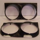 1970 CHRYSLER 300 PLASTIC HEADLIGHT RINGS OEM #2949710 & 2949711 1970 CHRYSLER 300 PLASTIC HEADLIGHT RINGS OEM #2949710 & 2949711