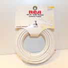 RCA 50 ft. Gold Plated Coaxial Cable VHW50 RG59U F Connectors RCA 50 ft. Gold Plated Coaxial Cable VHW50 RG59U F Connectors