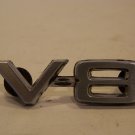 1966 67 DODGE CORONET FENDER V-8 EMBLEM V8 #2579748 1966 67 DODGE CORONET FENDER V-8 EMBLEM V8 #2579748