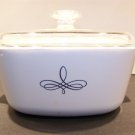 Corning Ware Trefoil Scroll 2 1/2 Qt Casserole & Lid P-2 1/2-B A9C