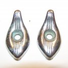 1952 DESOTO COAT HANGER HOOKS OEM PAIR VINTAGE ART DECO 1952 DESOTO COAT HANGER HOOKS OEM PAIR VINTAGE ART DECO