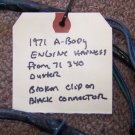 1971 PLYMOUTH DUSTER 340 ENGINE WIRING HARNESS OEM