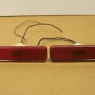 1973 DODGE CHARGER RED & AMBER SIDE MARKER LIGHTS OEM COMBINED FOR CUSTOMER