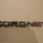 1968 DODGE CORONET QUARTER PANEL EMBLEMS OEM 440 500 2 / 4 D