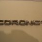 1968 DODGE CORONET QUARTER PANEL EMBLEMS OEM 440 500 2 / 4 D
