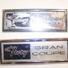1970 PLYMOUTH FURY GRAN COUPE DOOR PANEL EMBLEMS OEM #3415538 1970 PLYMOUTH FURY GRAN COUPE DOOR PANEL EMBLEMS OEM #3415538