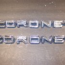 1968 DODGE CORONET QUARTER PANEL EMBLEMS OEM #2840622 2840619 2840623 2840624 +