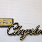 1970 's Chrysler Emblem OEM Gold 3 3/8" W x 1 1/2" H 1970 's Chrysler Emblem OEM Gold 3 3/8" W x 1 1/2" H