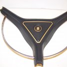 1969 CHRYSLER NEWPORT HORN RING CAP OEM BLACK 1969 CHRYSLER NEWPORT HORN RING CAP OEM BLACK