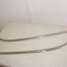 1965 CHRYSLER NEW YORKER 2D HARDTOP FRONT WINDOW TRIM 2 PCS OEM FURY SPORT FURY