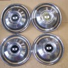 1967 CHEVROLET CAPRICE 14" HUBCAPS OEM #3893350 SET OF 4