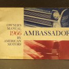 1966 Ambassador by American Motors Owners Manual 1966 Ambassador by American Motors Owners Manual