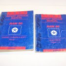 1993 DODGE RAM 50 ENGINE CHASSIS BODY & ELECTRICAL SERVICE MANUALS VOL 1 VOL 2