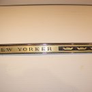 1965 CHRYSLER NEW YORKER QUARTER PANEL EMBLEM OEM #2528446 1965 CHRYSLER NEW YORKER QUARTER PANEL EMBLEM OEM #2528446