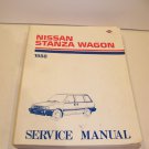 1988 NISSAN STANZA WAGON MODEL M10 SERVICE MANUAL 1988 NISSAN STANZA WAGON MODEL M10 SERVICE MANUAL