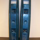 1966 67 68 Chrysler Dodge Plymouth 16 1/4" Blue Front Armrest Bases OEM 2589584