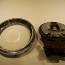 1964 1965 1966 CHRYSLER IMPERIAL GAS CAP COVER & TRIM RING OEM #2404736  +