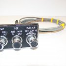 1973 DODGE VAN TEMPERATURE DEFROST FAN SWITCH ASSY OEM #3635751 1971 72 74