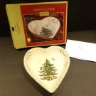 Spode Christmas Tree Pierced Heart Dish New in Box