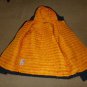 Eddie Bauer EB650 Down Filled Hooded Coat EUC LARGE Steel Gray & Orange